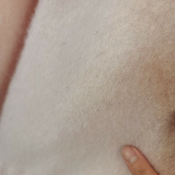 COS Sweater Womens Small Pink Alpaca Wool Blend Fuzzy Knit Casual Basic Work - Picture 4 of 12